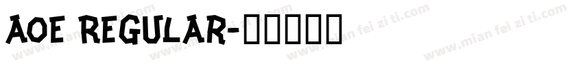 AOE Regular字体转换